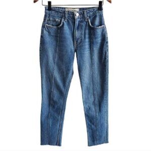 Reformation High rise Celtic Wash Seamed Jeans Size 24
